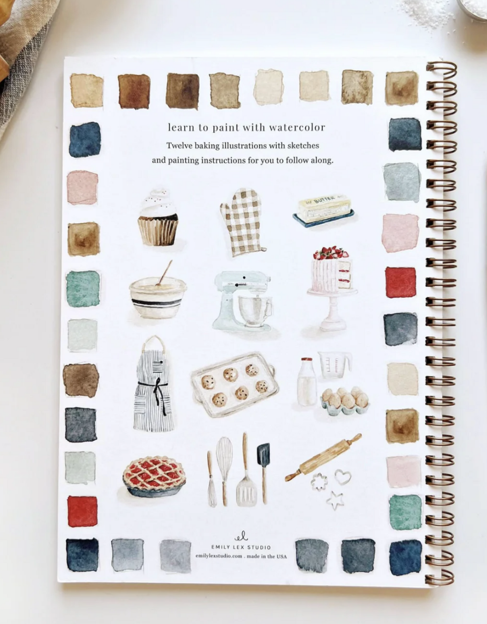 Emily Lex Studio Baking Watercolor Notebook