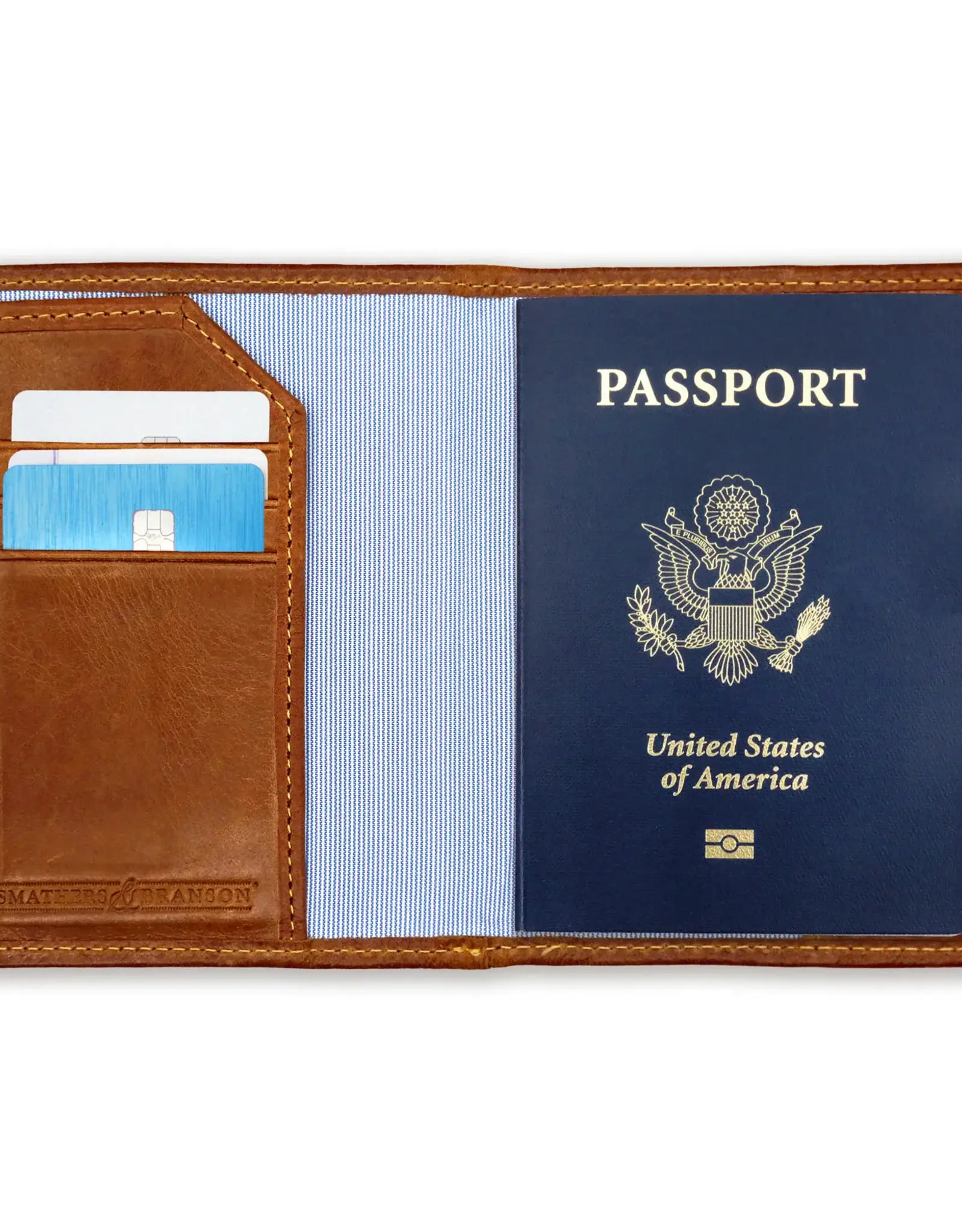 Smather's & Branson Passport Case Palms