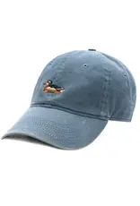 Smather's & Branson Hat Wood Duck Decoy Steel Blue