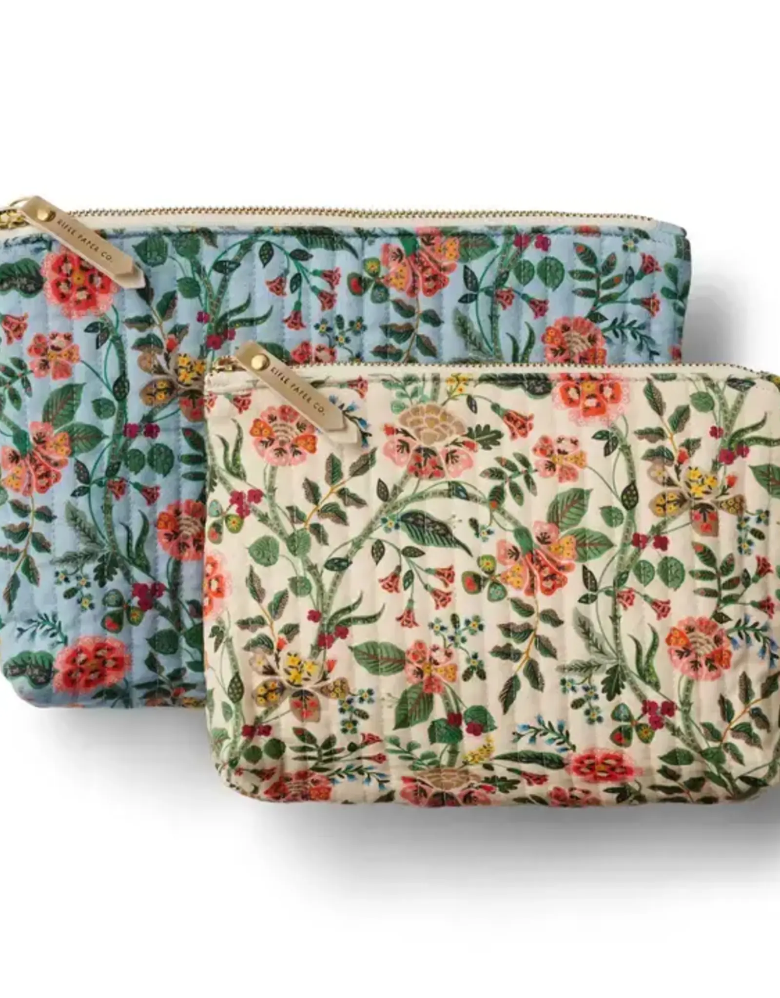Rifle Paper Gracie Quilted Pouch Set