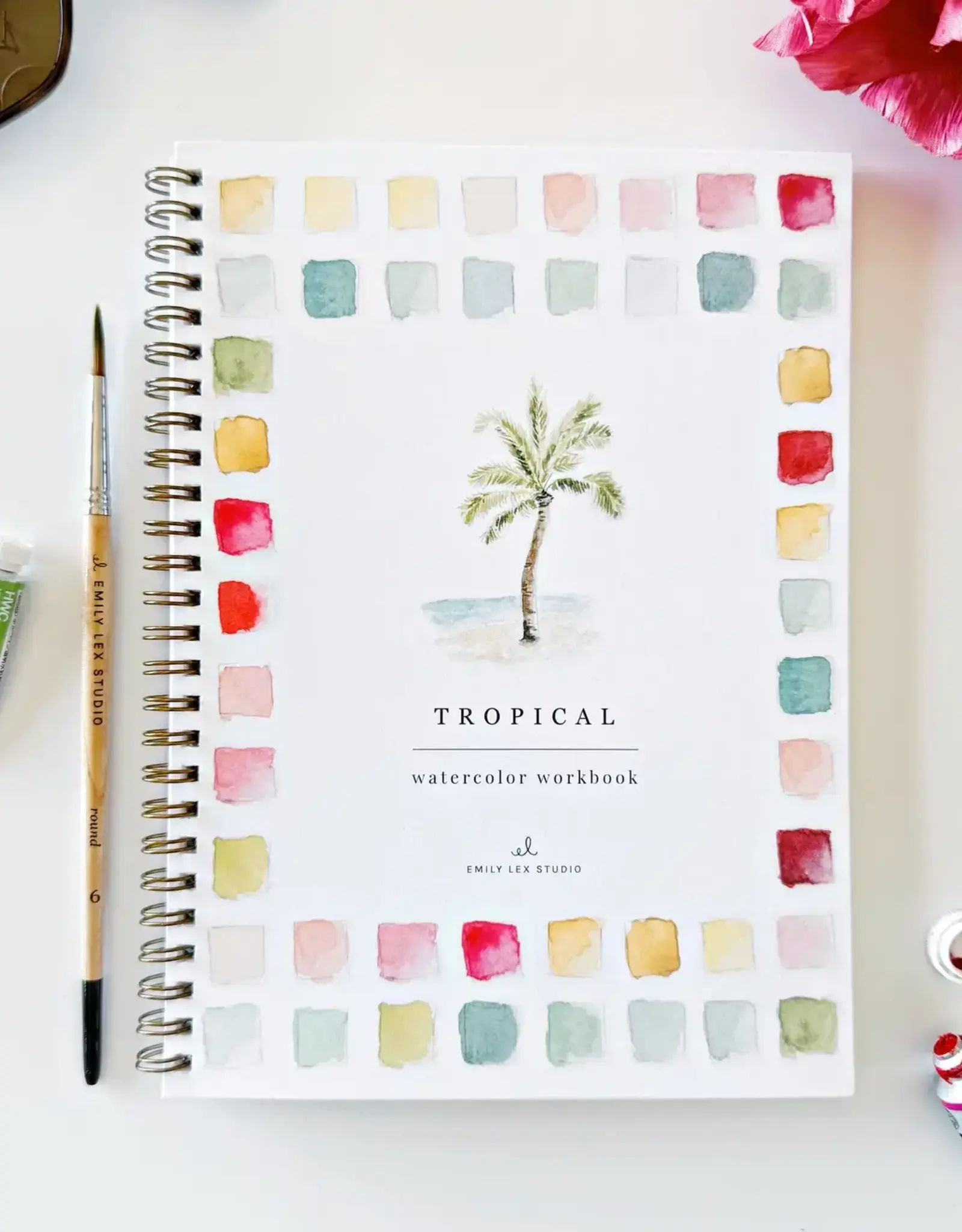 Emily Lex Studio Tropical Water Color Workbook