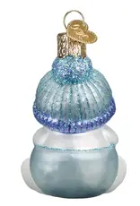 Old World Christmas Snow Baby Boy Ornament