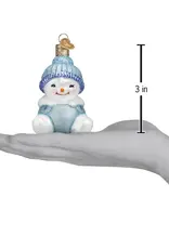 Old World Christmas Snow Baby Boy Ornament