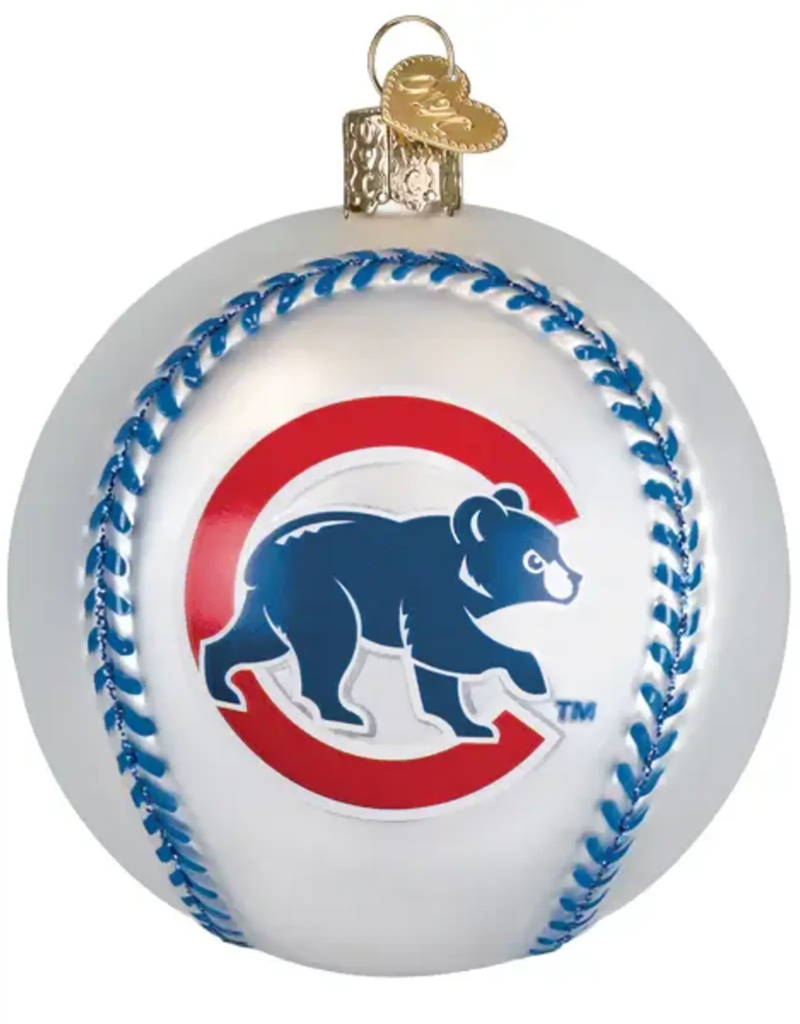 Old World Christmas Cubs Baseball Ornament