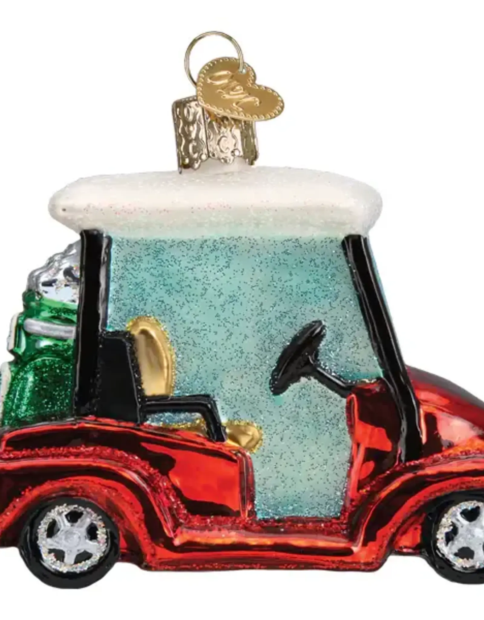 Old World Christmas Golf Cart Ornament