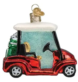 Old World Christmas Golf Cart Ornament