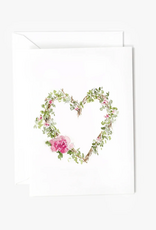 Heart Wreath Mini Notecard