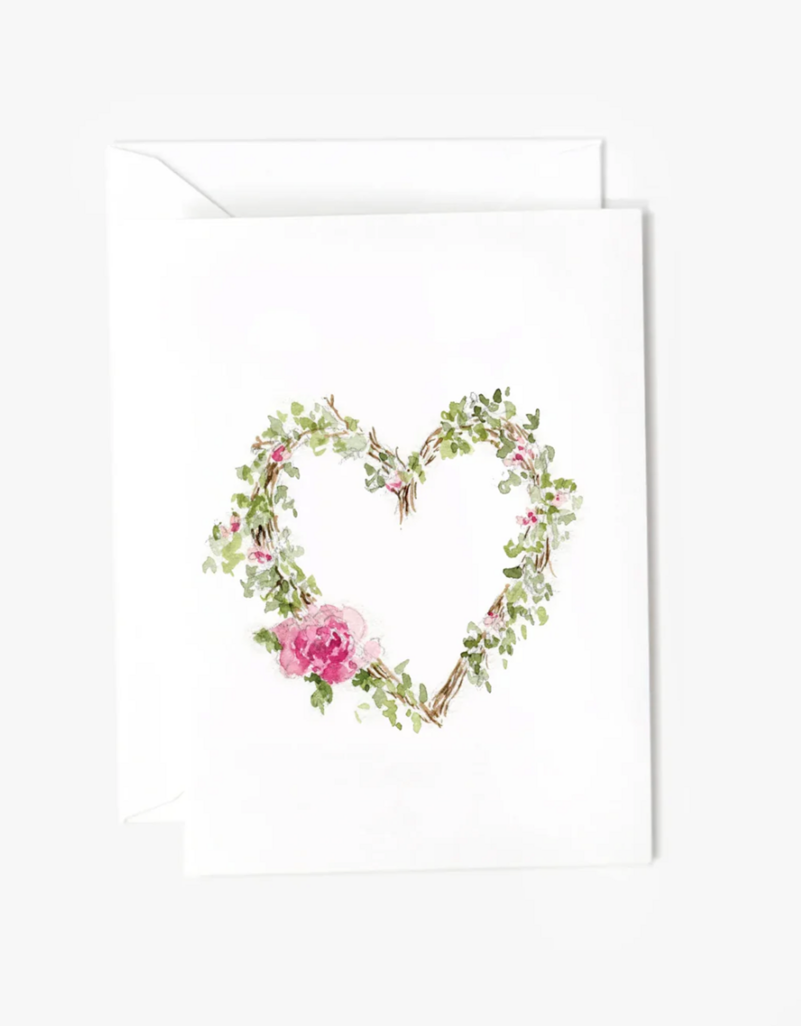 Heart Wreath Mini Notecard