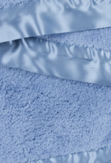 Little Giraffe Chenille Blanket Cornflower