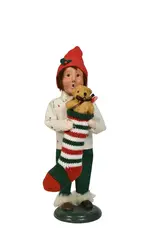 Byer's Choice Boy w/ Stocking