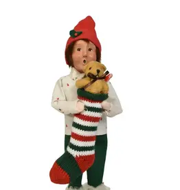 Byer's Choice Boy w/ Stocking