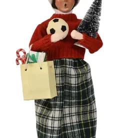 Byer's Choice Shopping Family Woman