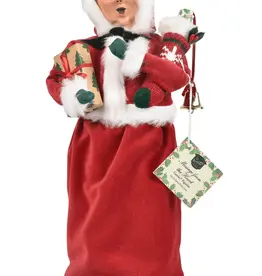 Byer's Choice Red Velvet Mrs. Claus