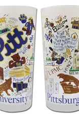 Catstudio Pittsburgh Univ of Drinking Glass Set of 2