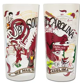 Catstudio South Carolina Univ of Drinking Glass Set of 2