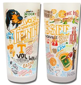 Catstudio Tennessee Univ of Drinking Glass Set of 2