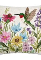 Hummingbird Wildflower Pillow