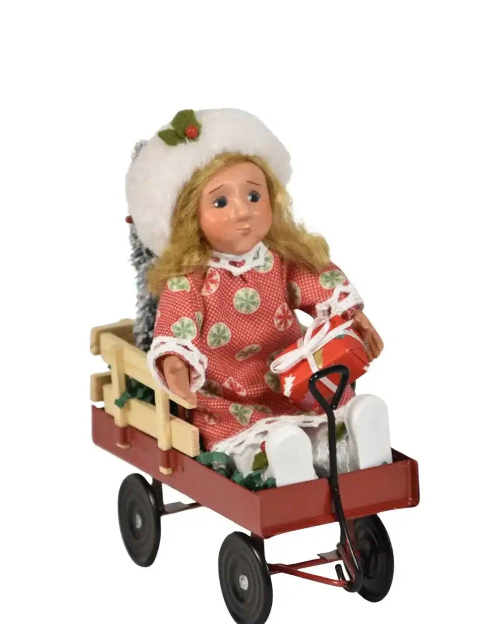 Byer's Choice Toddler on Wagon