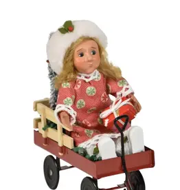 Byer's Choice Toddler on Wagon