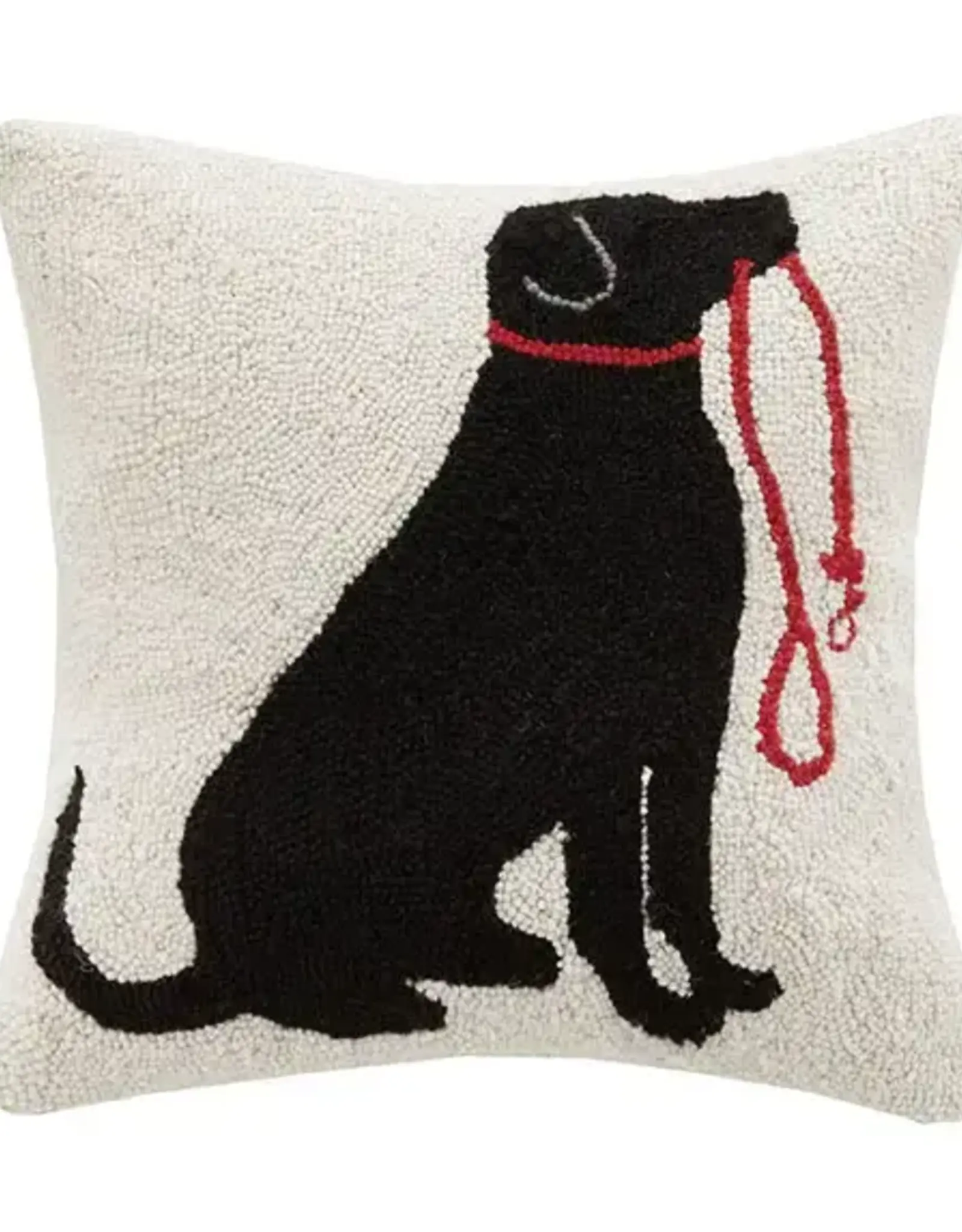 Lab & Leash Pillow