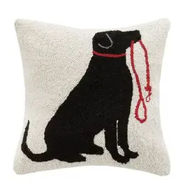Lab & Leash Pillow