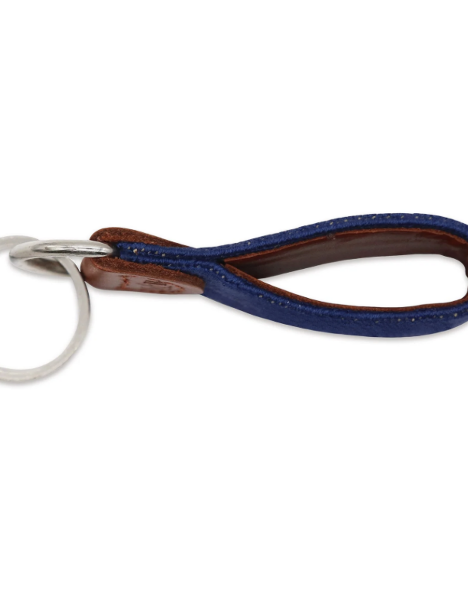 Smather's & Branson Key Fob Shamrock Navy