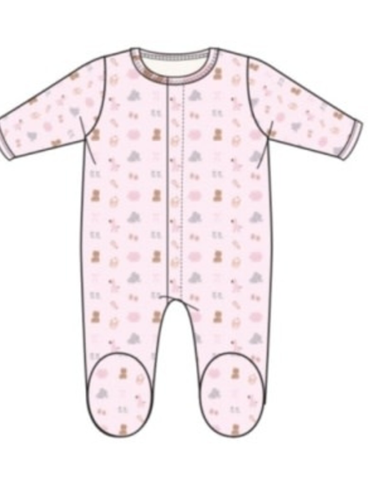 Magnetic Me Magnetic Footie Nursery Nostalgia Pink