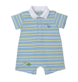 Kissy Kissy Short Playsuit Stripe Dino delight