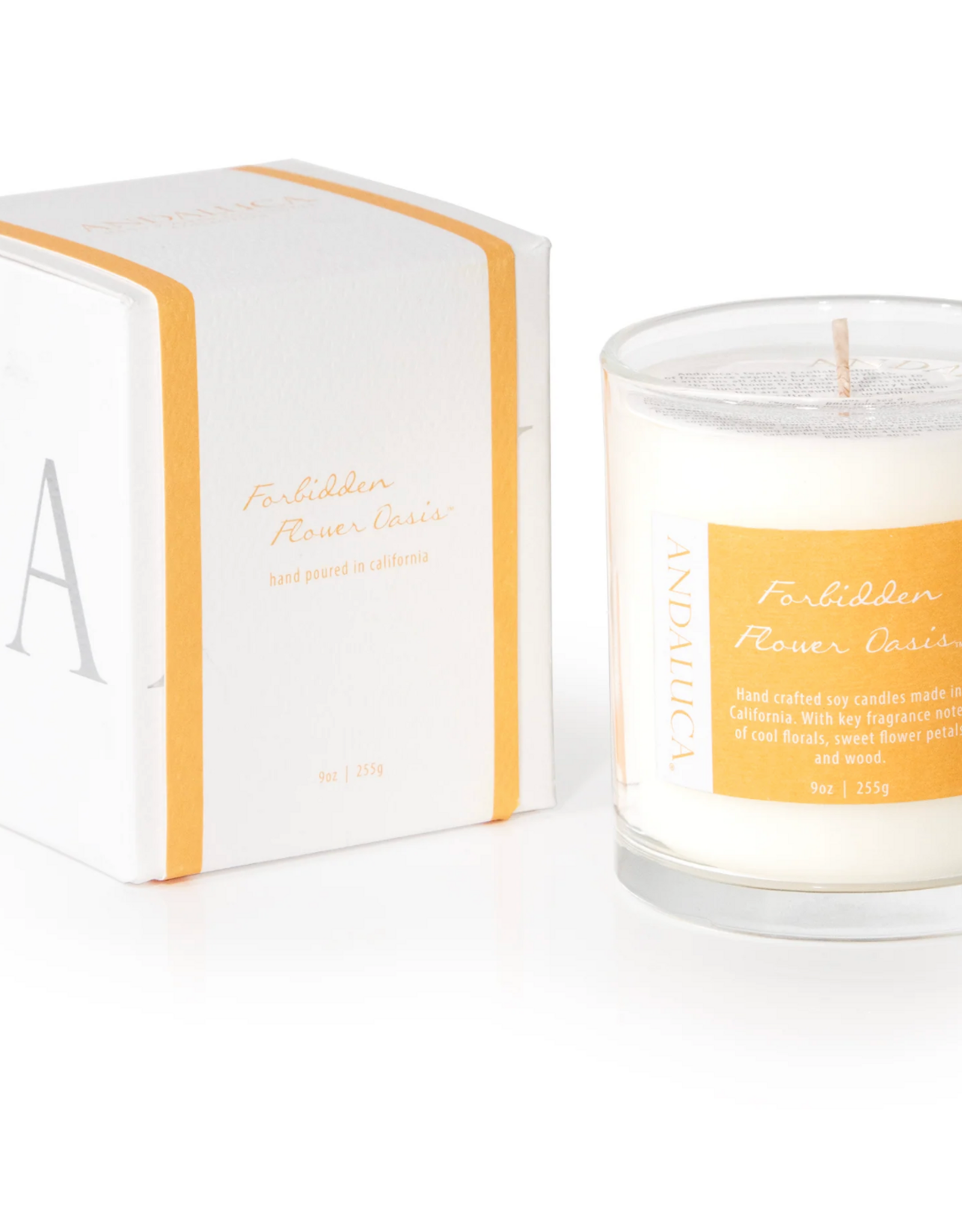 Andaluca Forbidden Flower Oasis Candle xx