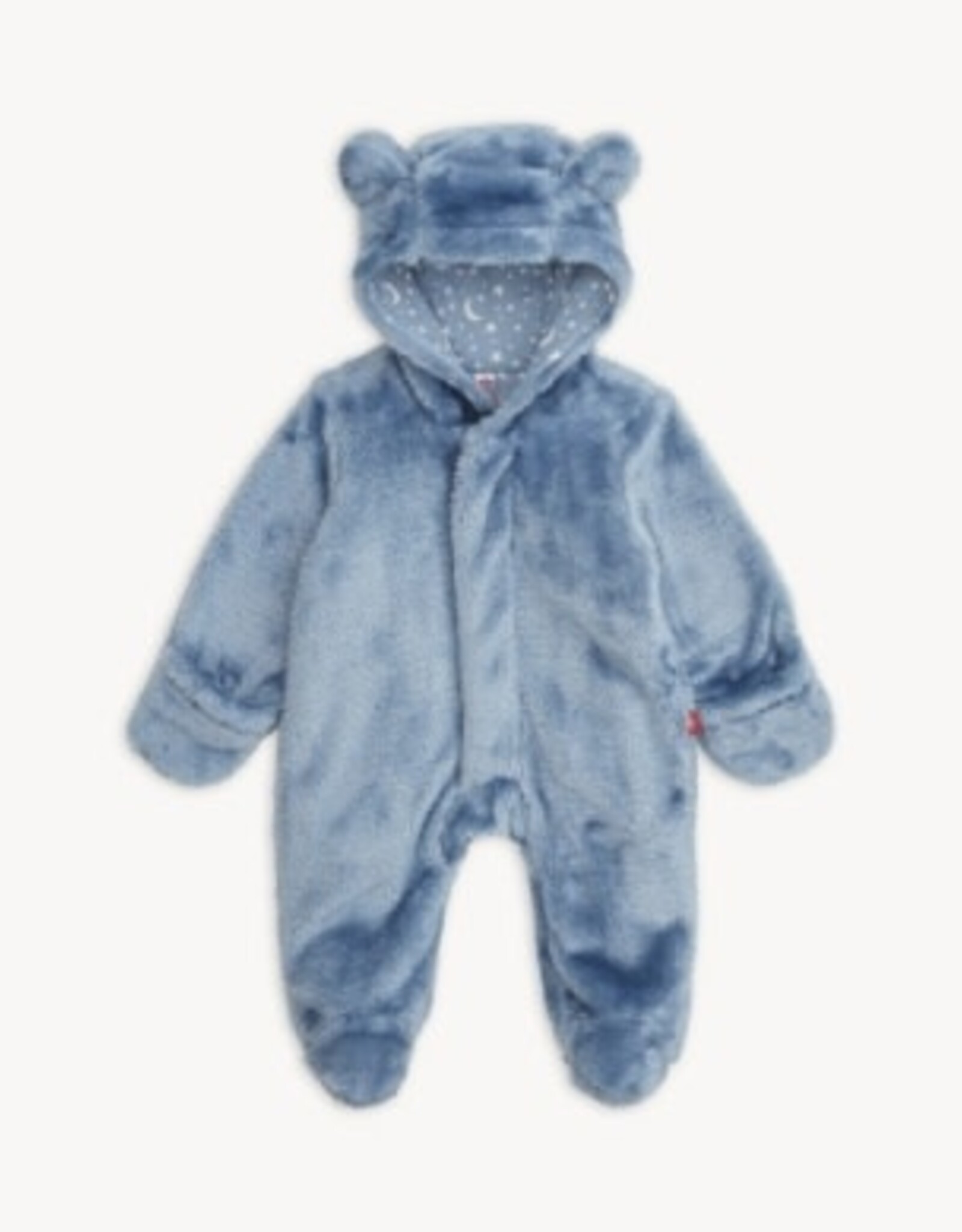 Magnetic Me Velour Footie Blue Train