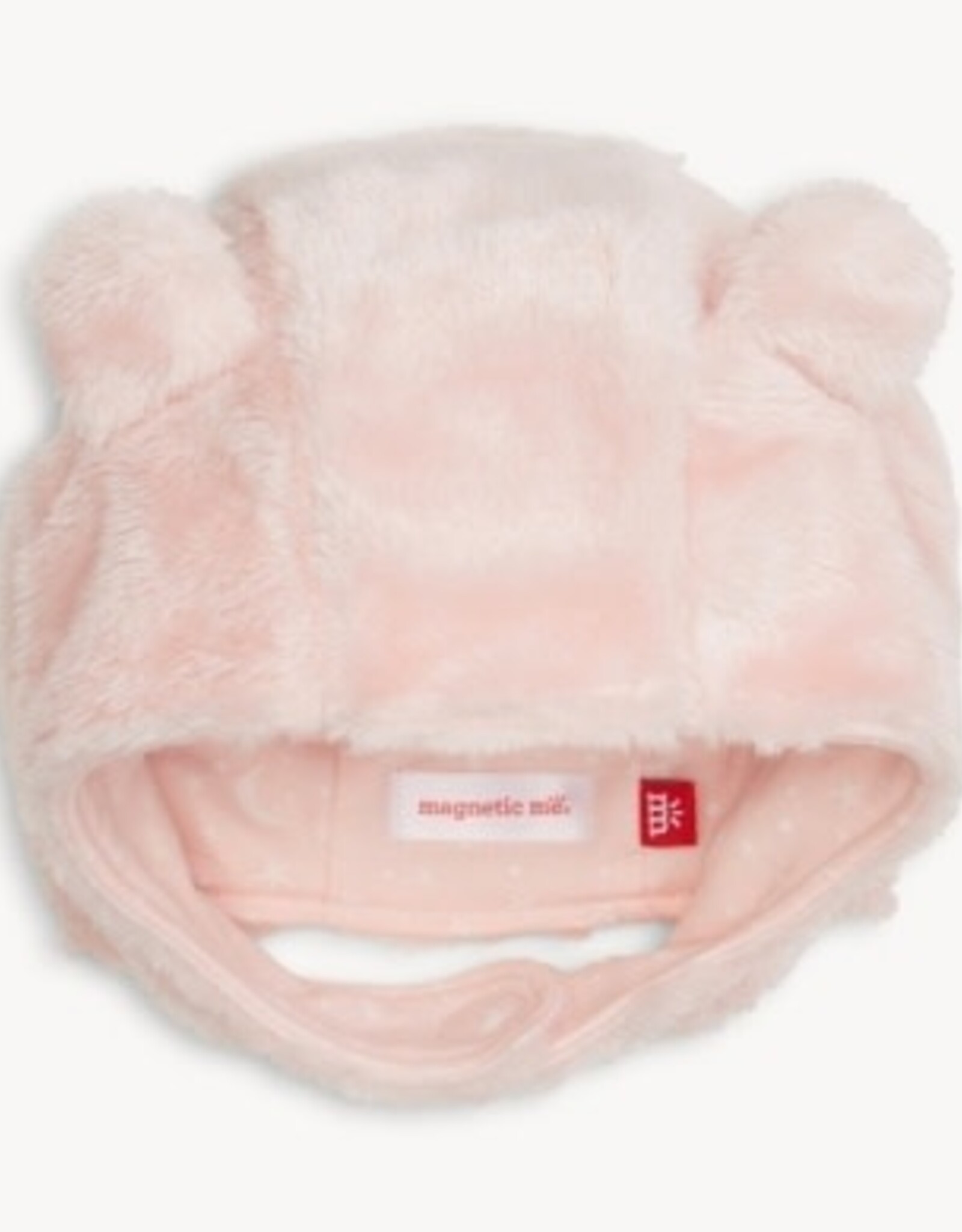 Magnetic Me Pink Blossom Minky Bear Hat