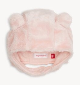Magnetic Me Pink Blossom Minky Bear Hat