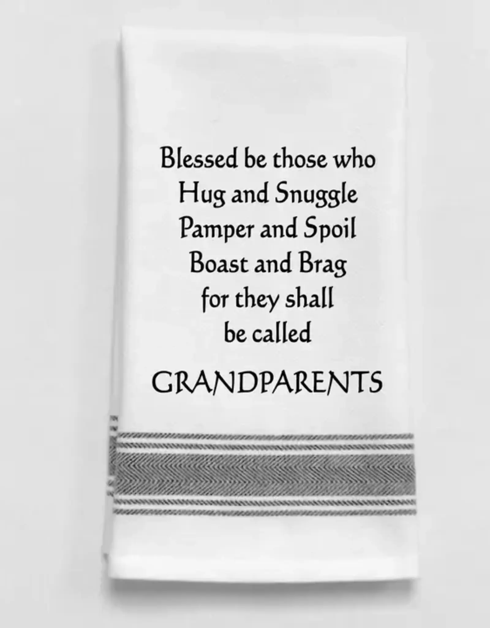 Wild Hare Designs Towel Blessed be those ....Grandparents