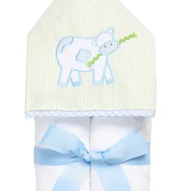 Three Marthas Everykid Towel Blue Cow