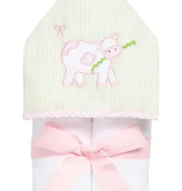 Three Marthas Everykid Towel Pink Cow