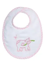 Three Marthas Basic Bib Pink Cow