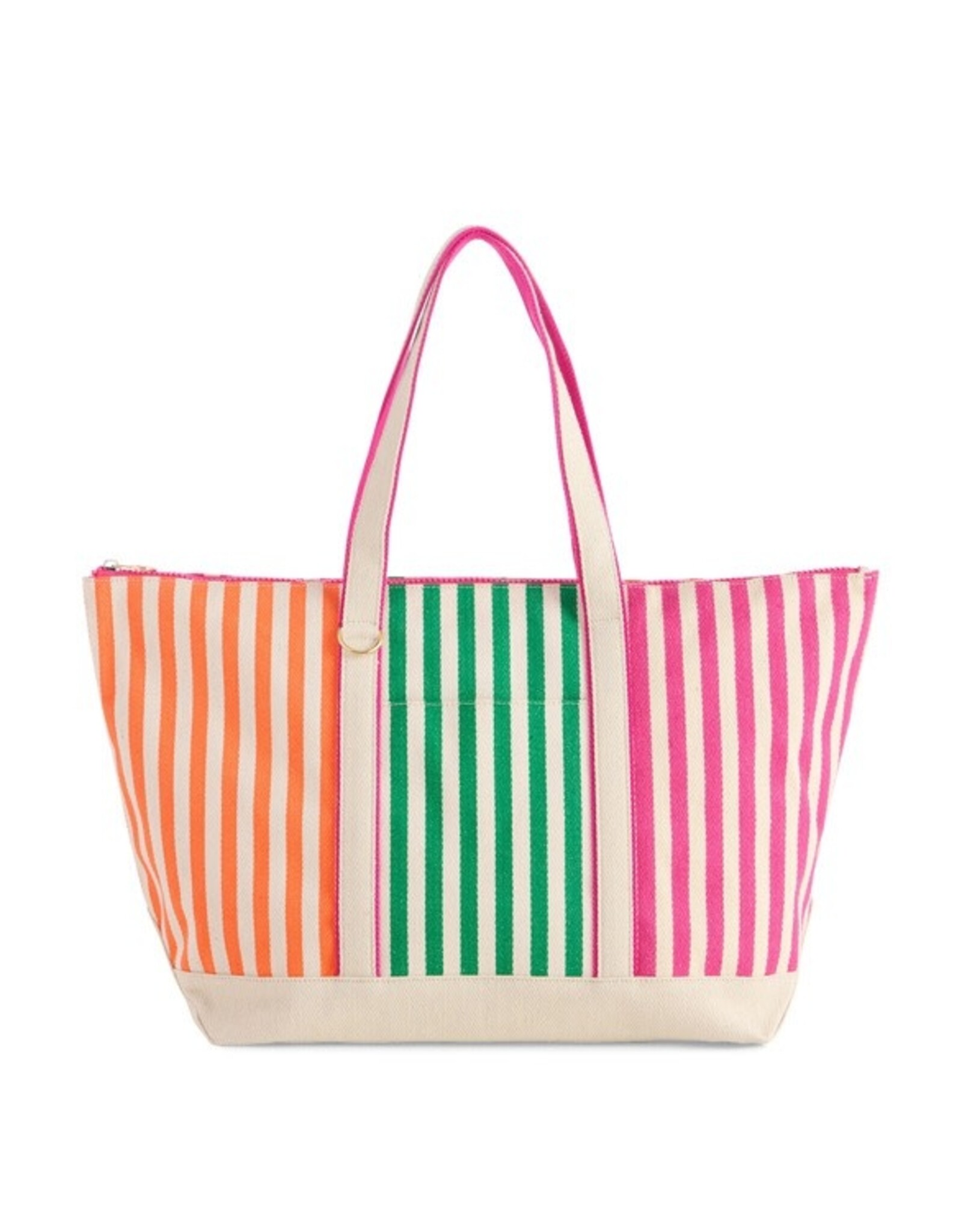 Multi Port Stripe Tote