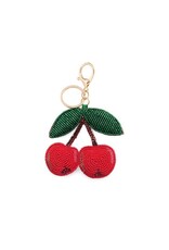 Cherries Beaded Charm