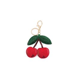 Cherries Beaded Charm