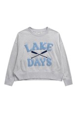 Lake Days Relaxed Sweatshirt Grey