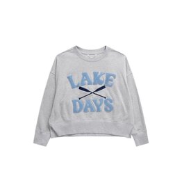 Lake Days Relaxed Sweatshirt Grey