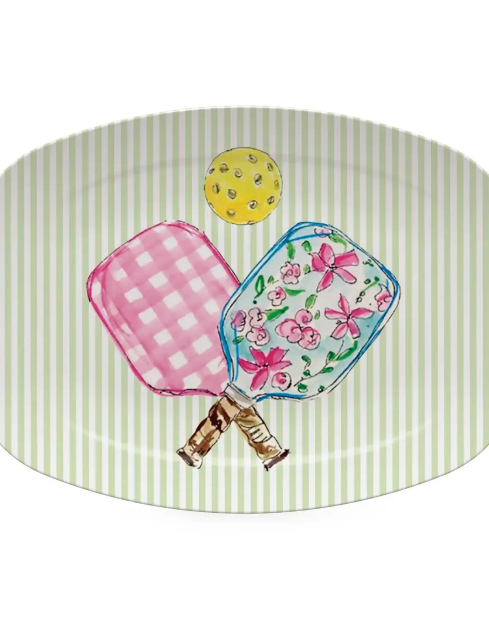 Mariposa Pickleball Double Paddle Platter