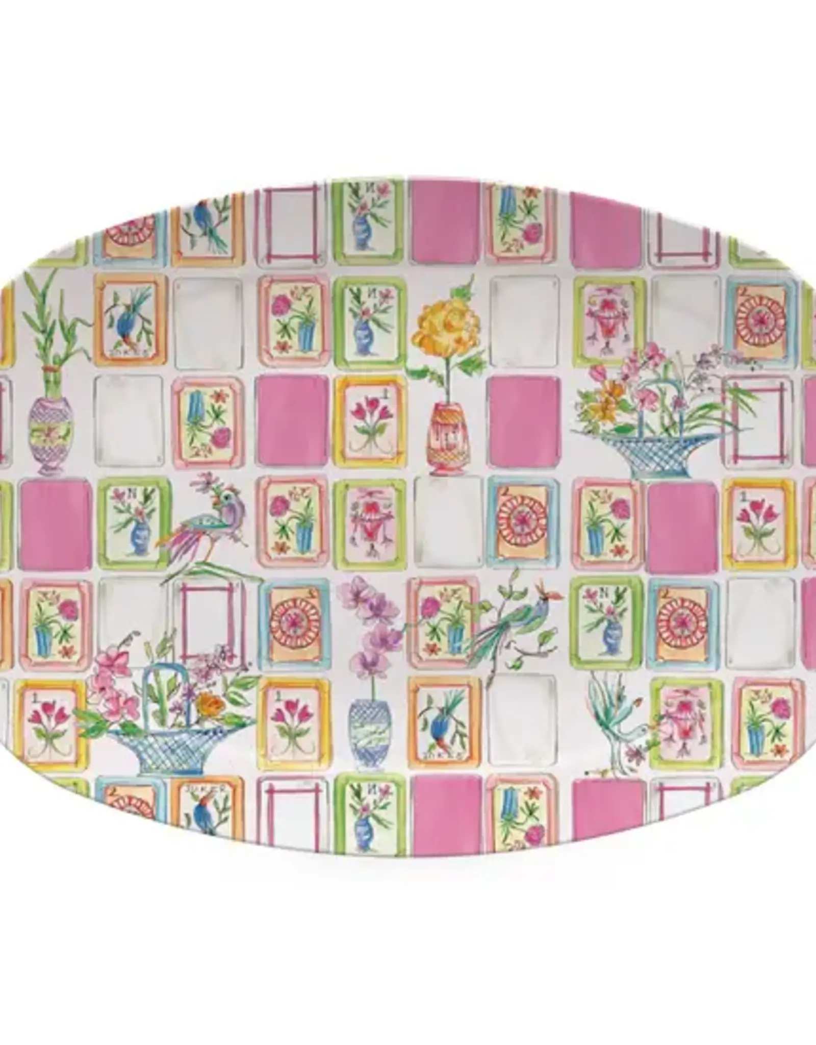 Mariposa Mahjong Tile Platter