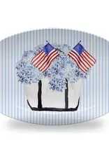 Mariposa Patriotic Summer Tote Platter
