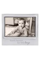 Mariposa Thank Heavens for Little Boys Signature Frame 4x6