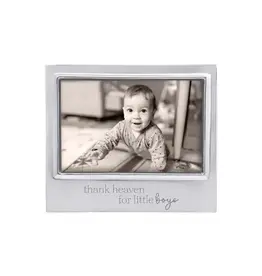 Mariposa Thank Heavens for Little Boys Signature Frame 4x6