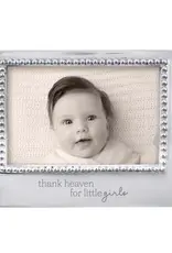 Mariposa Thank Heavens for Little Girls Signature Frame 4x6