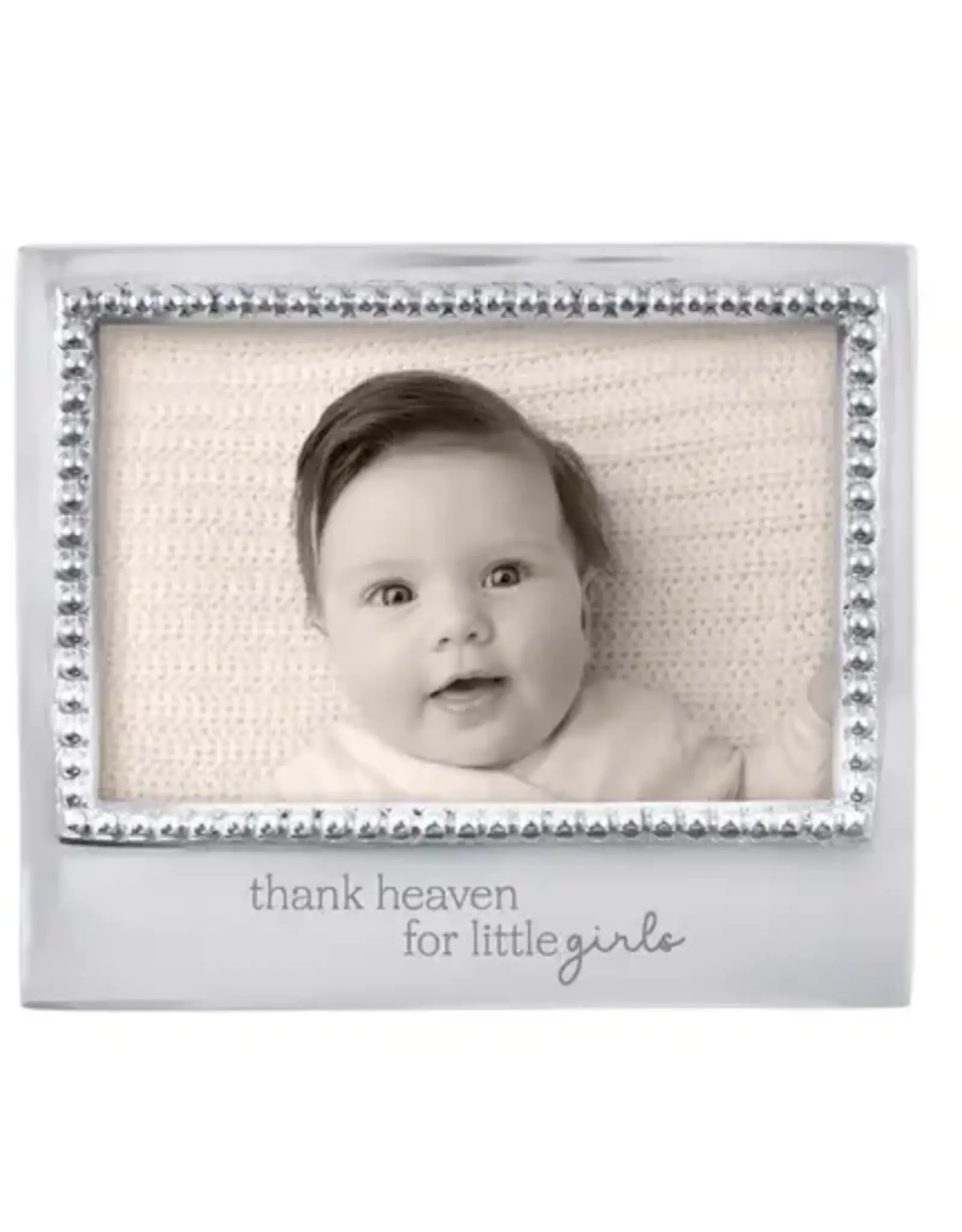 Mariposa Thank Heavens for Little Girls Signature Frame 4x6