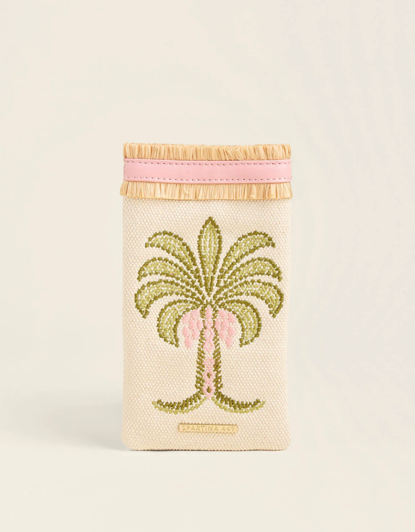 Spartina Sunglass Case Castillo Green Palms
