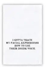 Santa Barbara Design Studio Towel - Facial Expressions